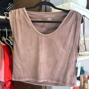 Brown tank top